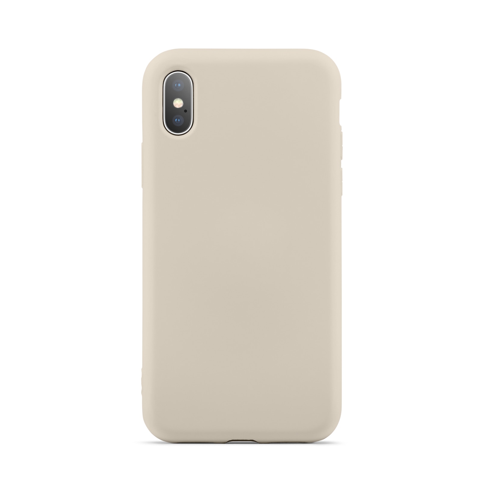 TPU suojakuori iPhone X/XS Beige