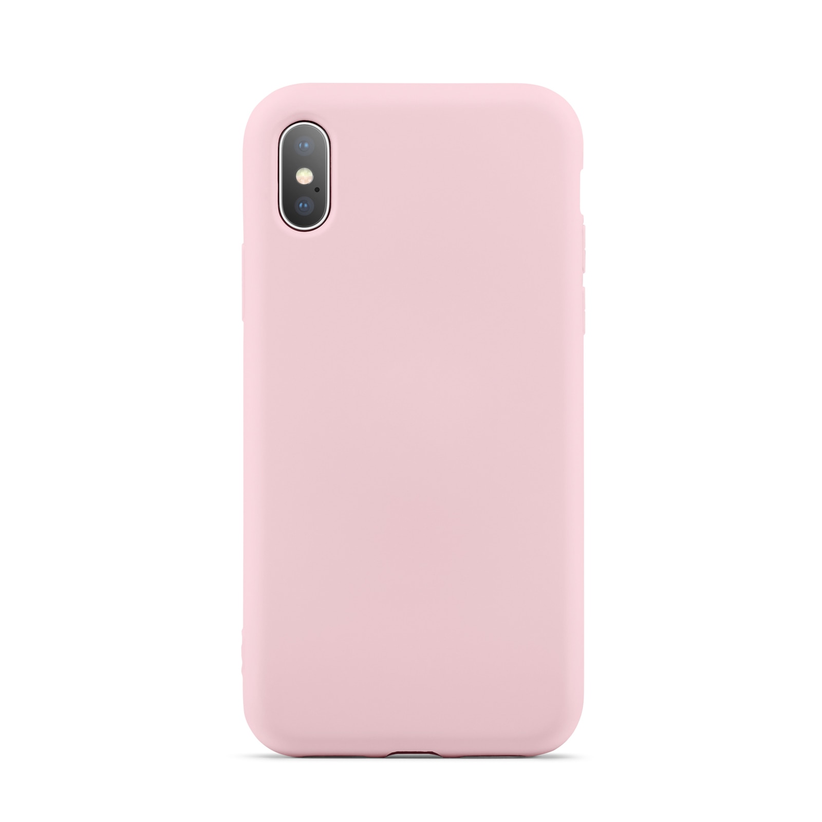 TPU suojakuori iPhone X/XS vaaleanpunainen