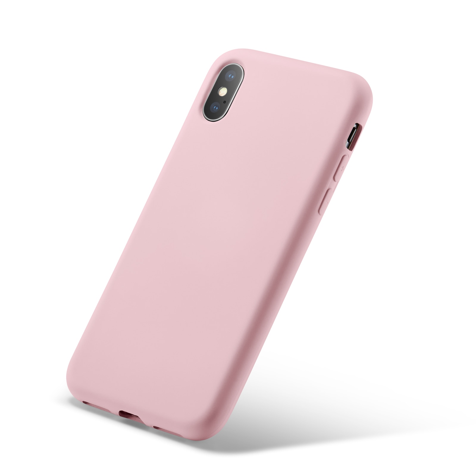 TPU suojakuori iPhone X/XS vaaleanpunainen