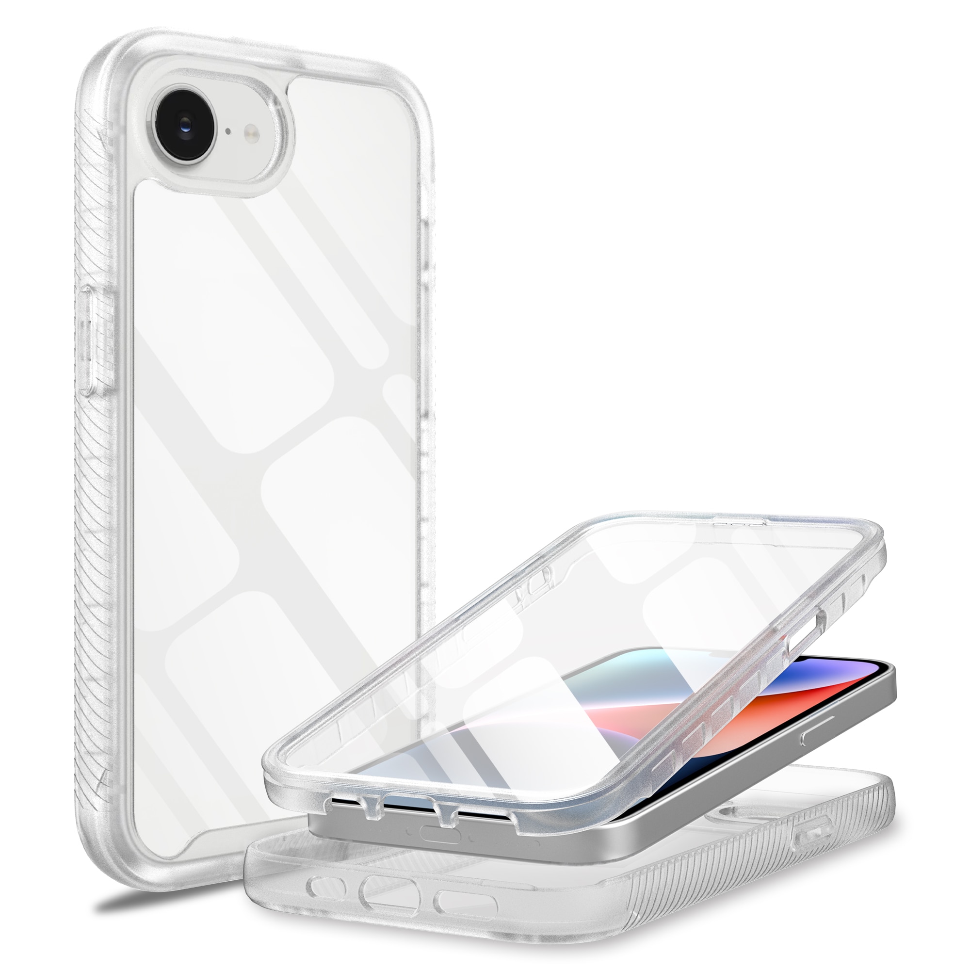 Full Protection Case iPhone 16e Kirkas