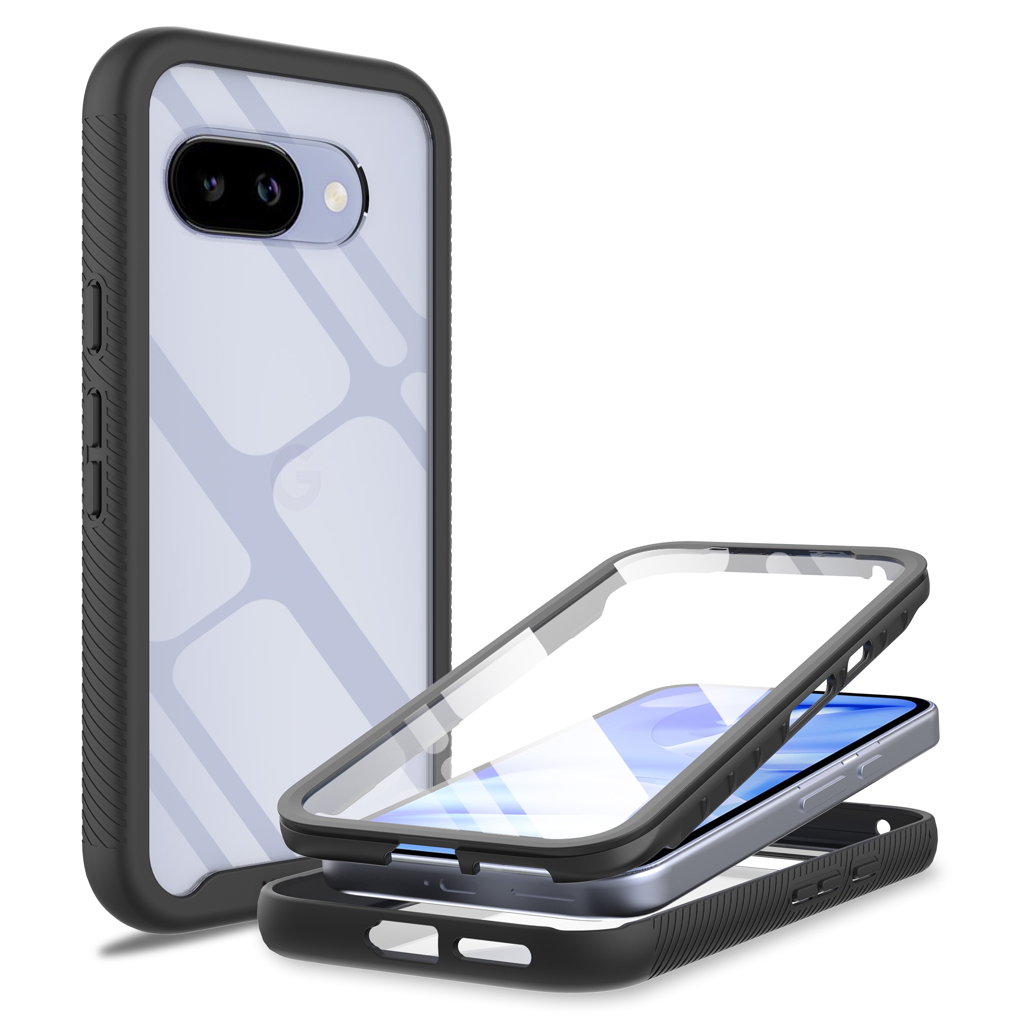 Full Protection Case Google Pixel 9a Musta