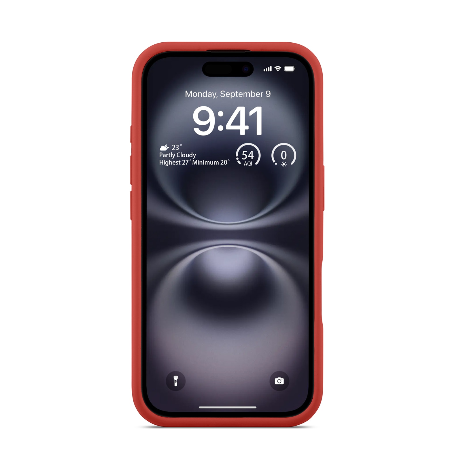 Magnetic Silikonikuori iPhone 16 Lava Red