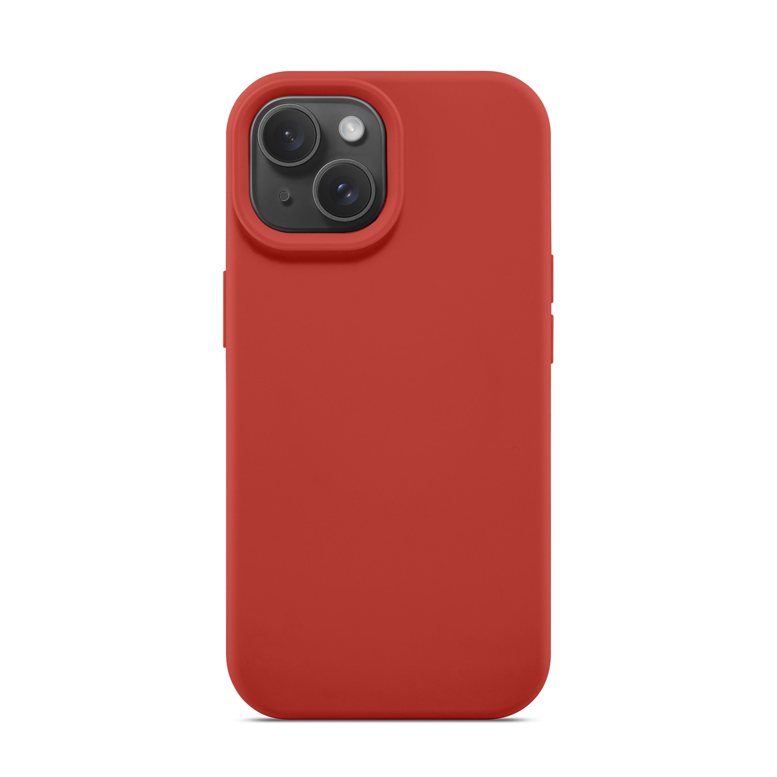 Magnetic Silikonikuori iPhone 15 Lava Red