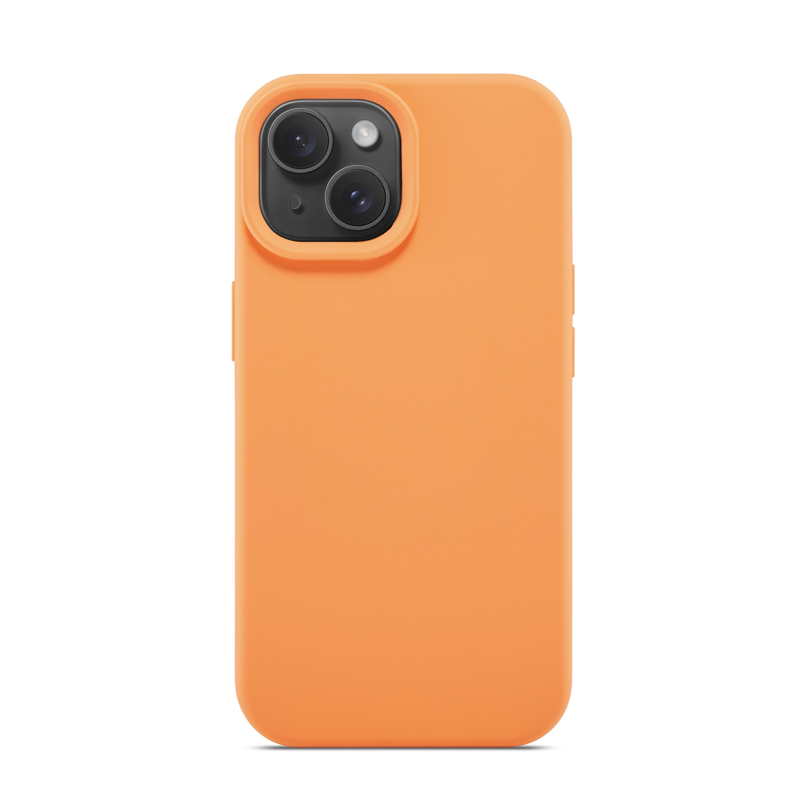 Magnetic Silikonikuori iPhone 15 Solar Orange