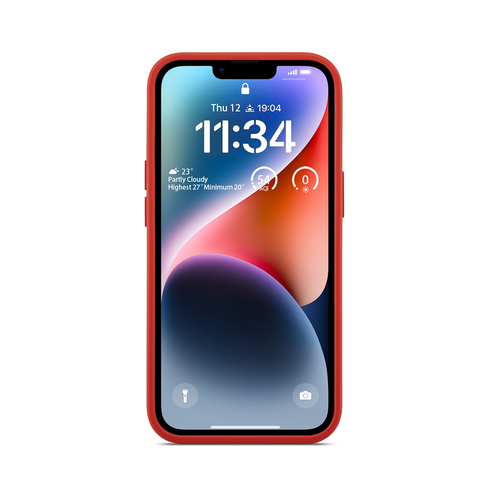 Magnetic Silikonikuori iPhone 13 Lava Red