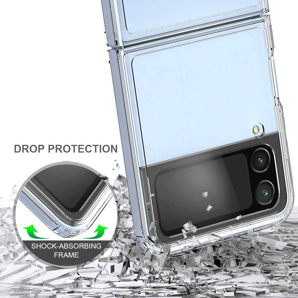 Crystal Hybrid Case Samsung Galaxy Z Flip 4 Transparent