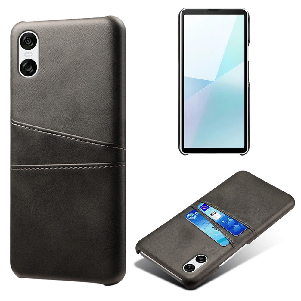 Card Slots Case Sony Xperia 10 VI musta