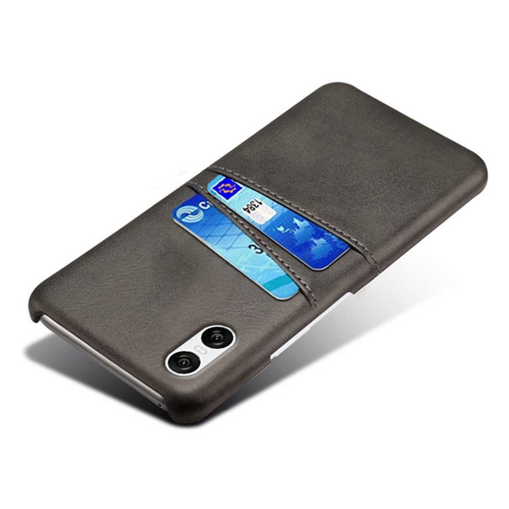 Card Slots Case Sony Xperia 10 VI musta