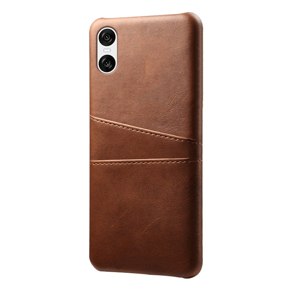 Card Slots Case Sony Xperia 10 VI ruskea