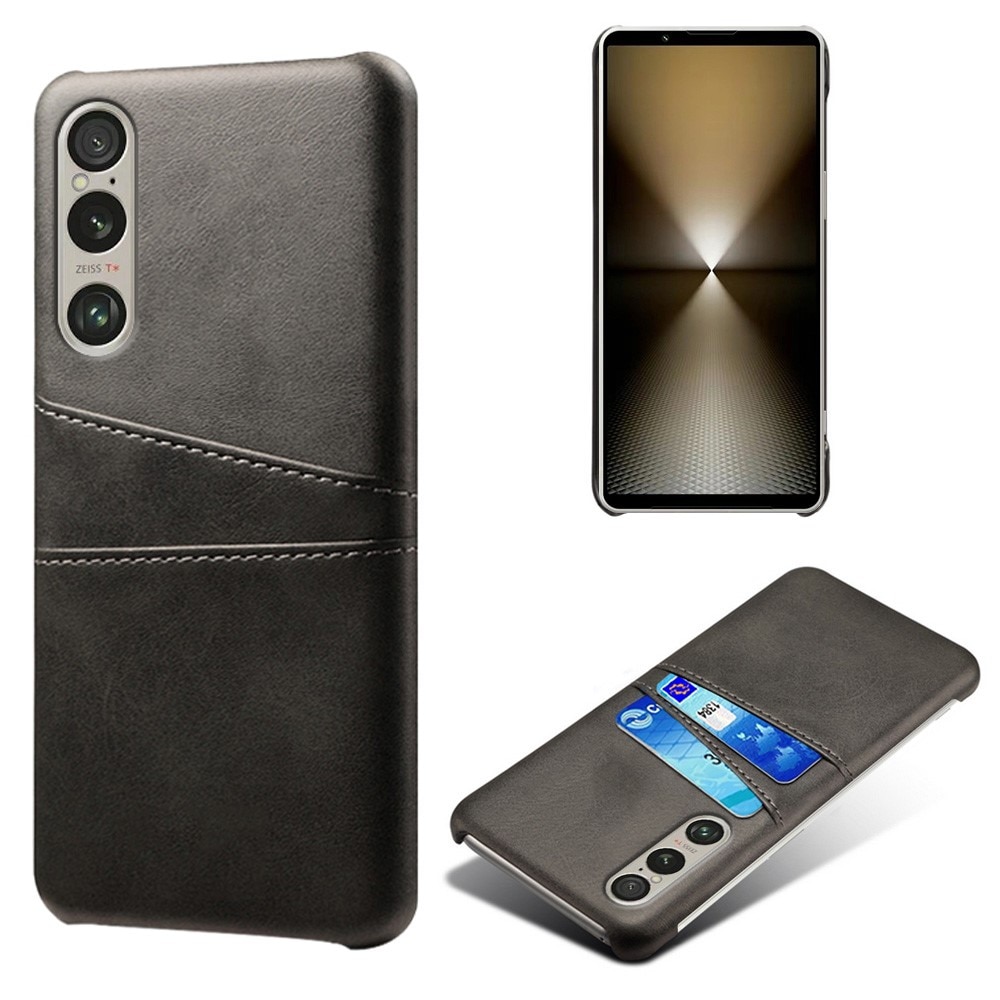 Card Slots Case Sony Xperia 1 VI musta