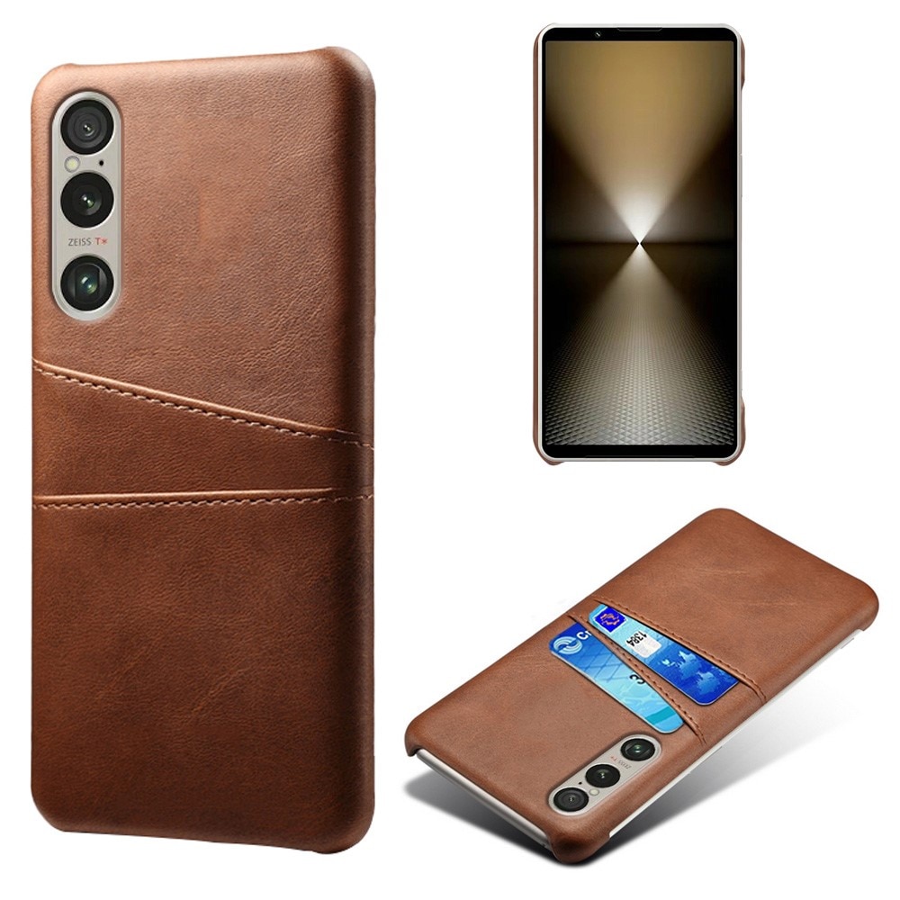 Card Slots Case Sony Xperia 1 VI ruskea