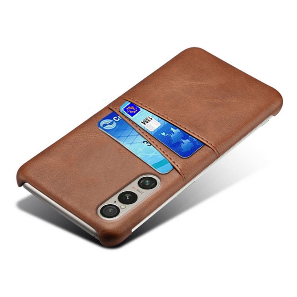 Card Slots Case Sony Xperia 1 VI ruskea