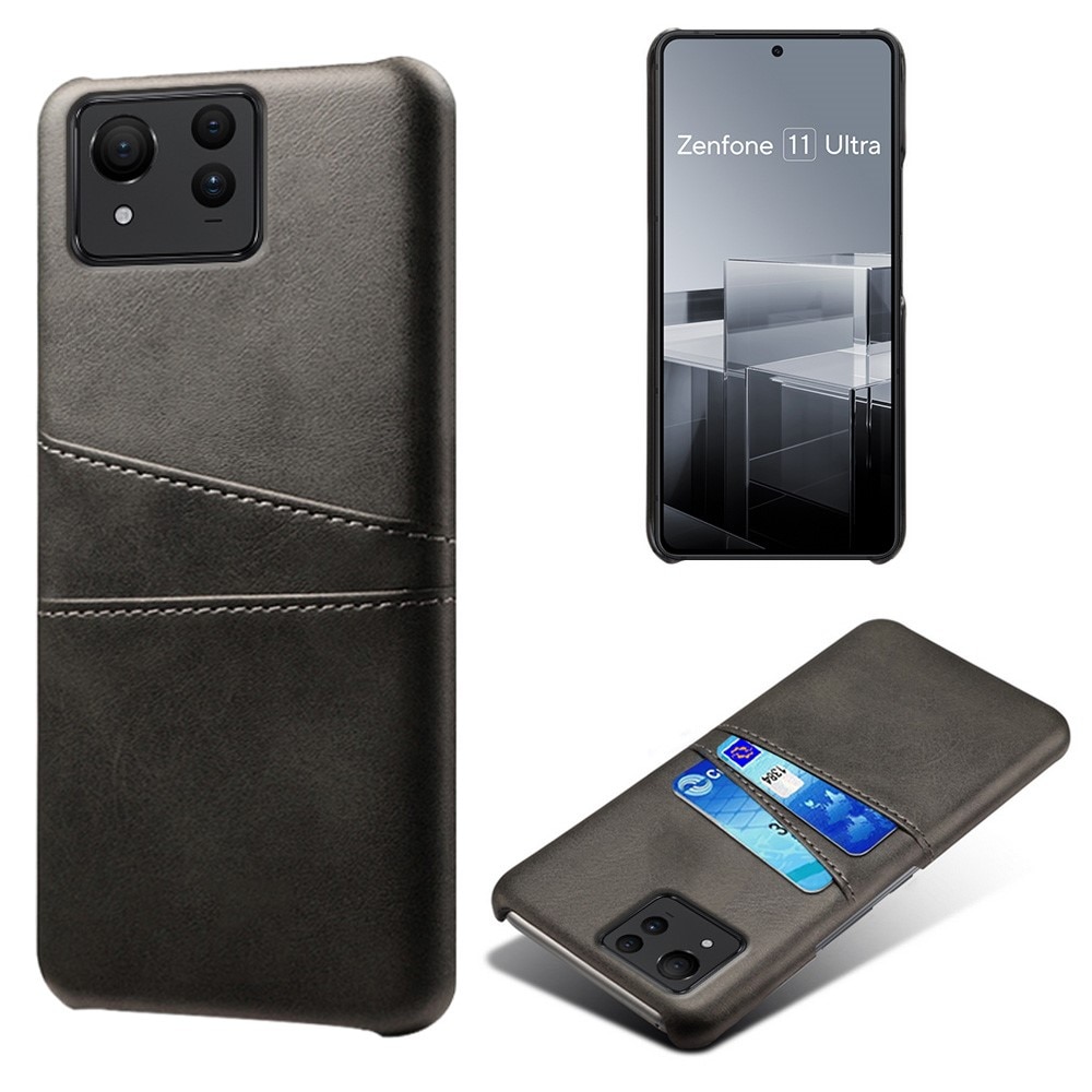 Card Slots Case Asus Zenfone 11 Ultra musta