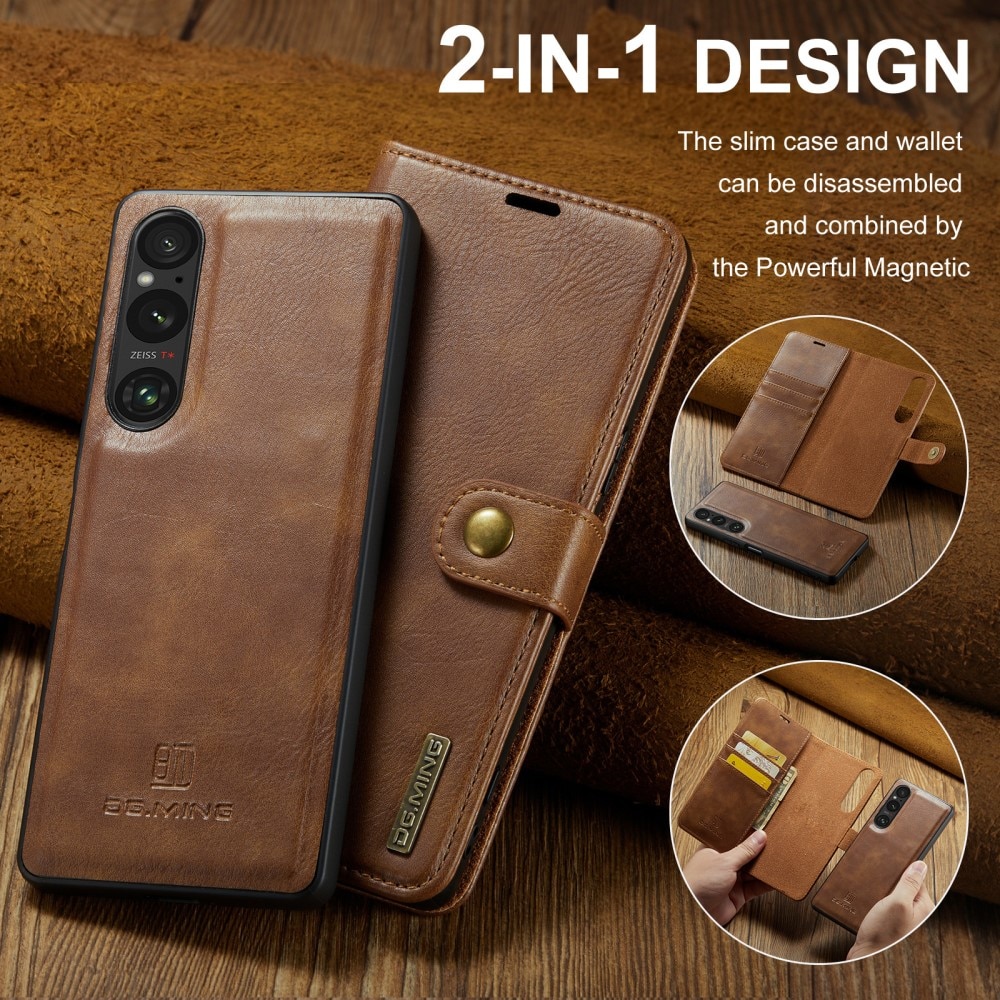 Magnet Wallet Sony Xperia 1 VI Cognac