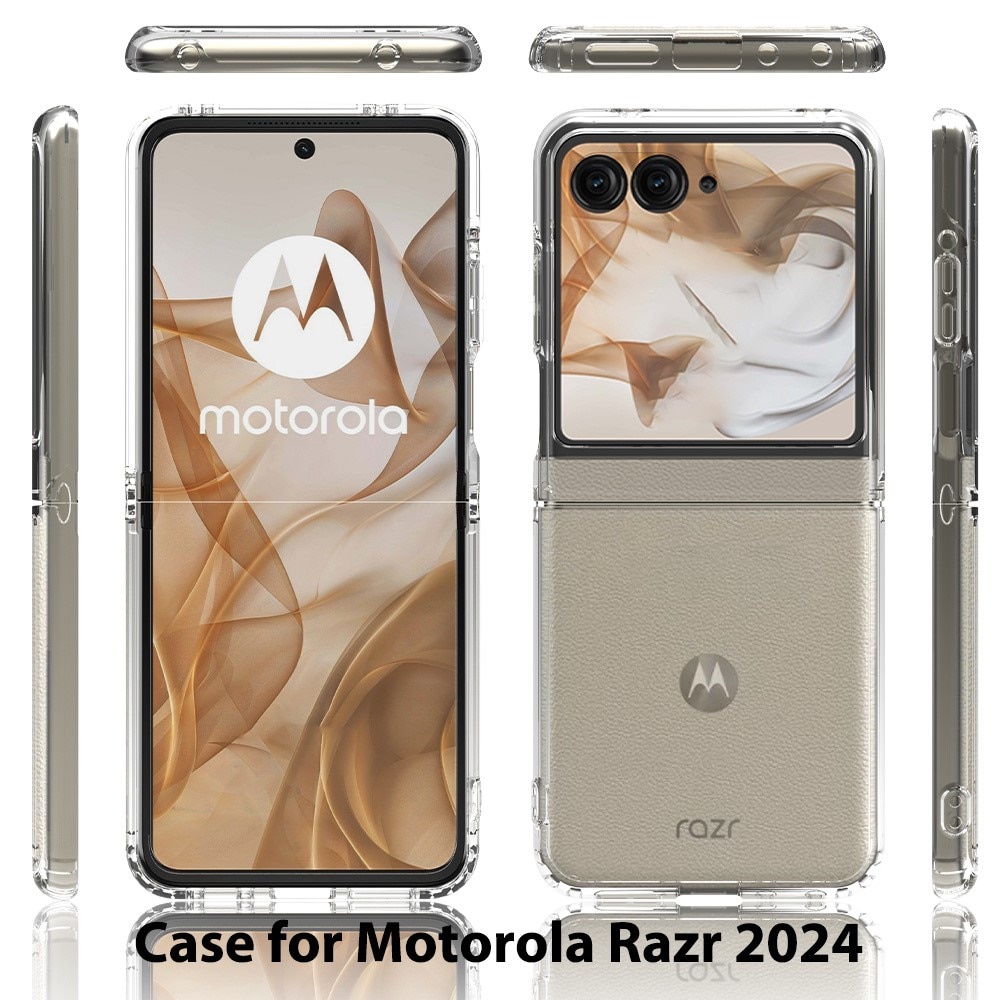 Hybridikuori Motorola Razr 50 läpinäkyvä