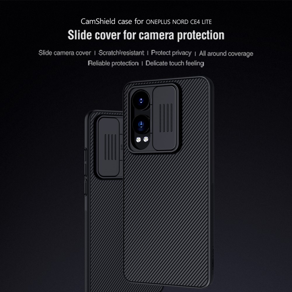 CamShield Kuori  OnePlus Nord CE 4 Lite Musta