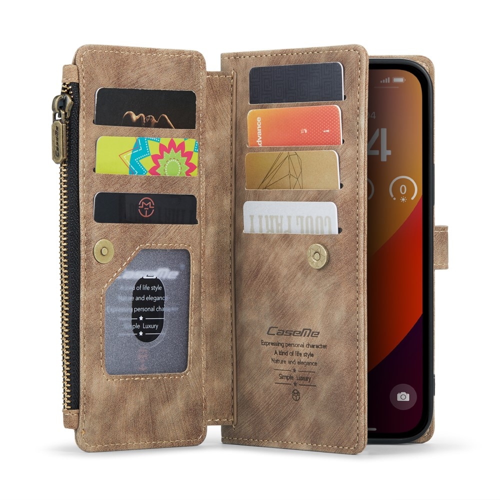 Zipper Wallet iPhone 16 Pro Max Ruskea