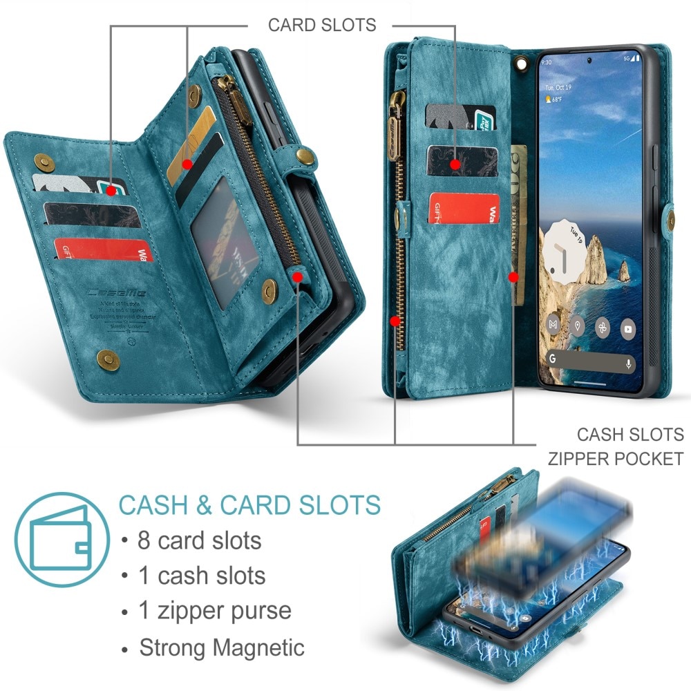 Multi-slot Suojakotelo Google Pixel 9 Pro XL sininen