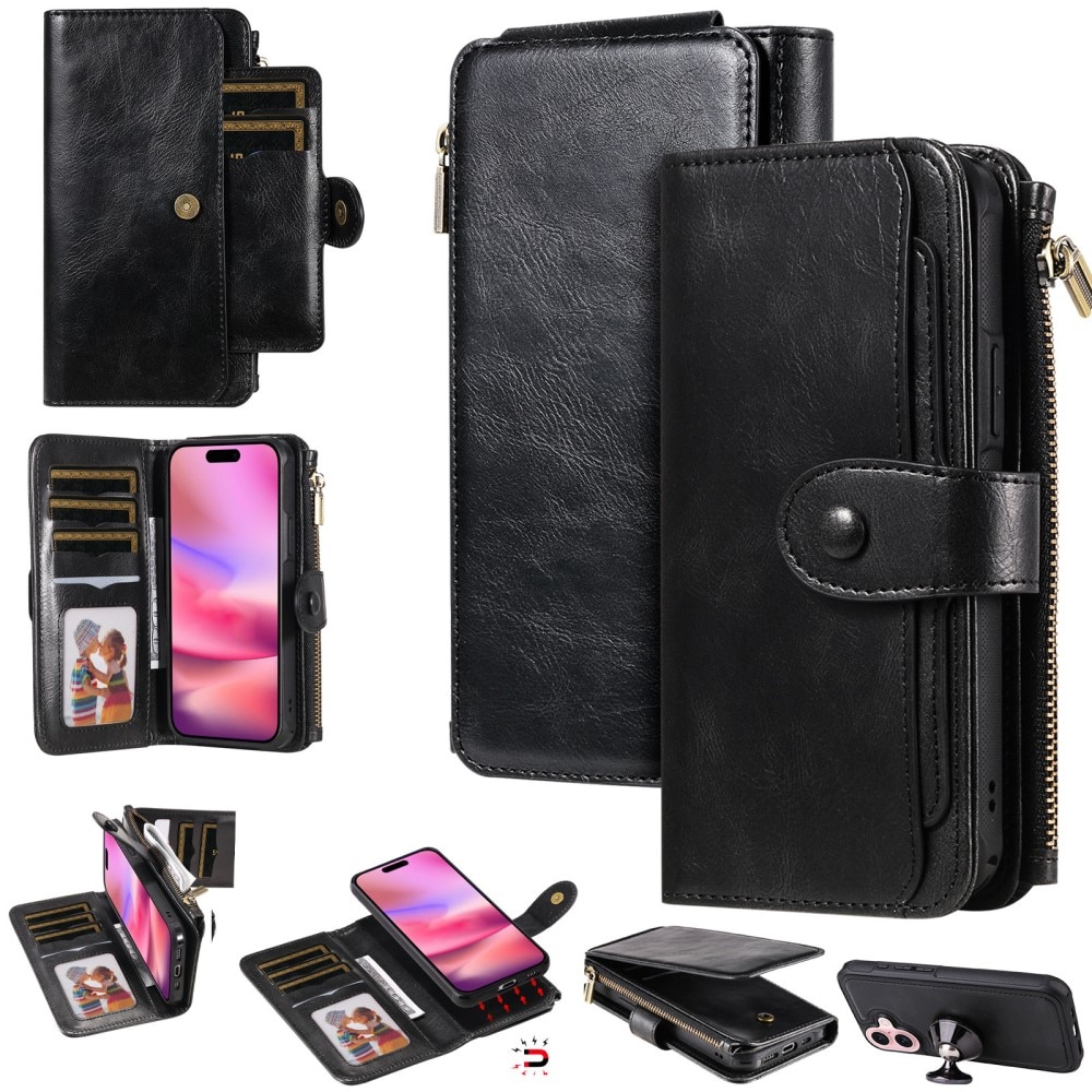 Magnet Leather Multi-Wallet iPhone 16 msuta