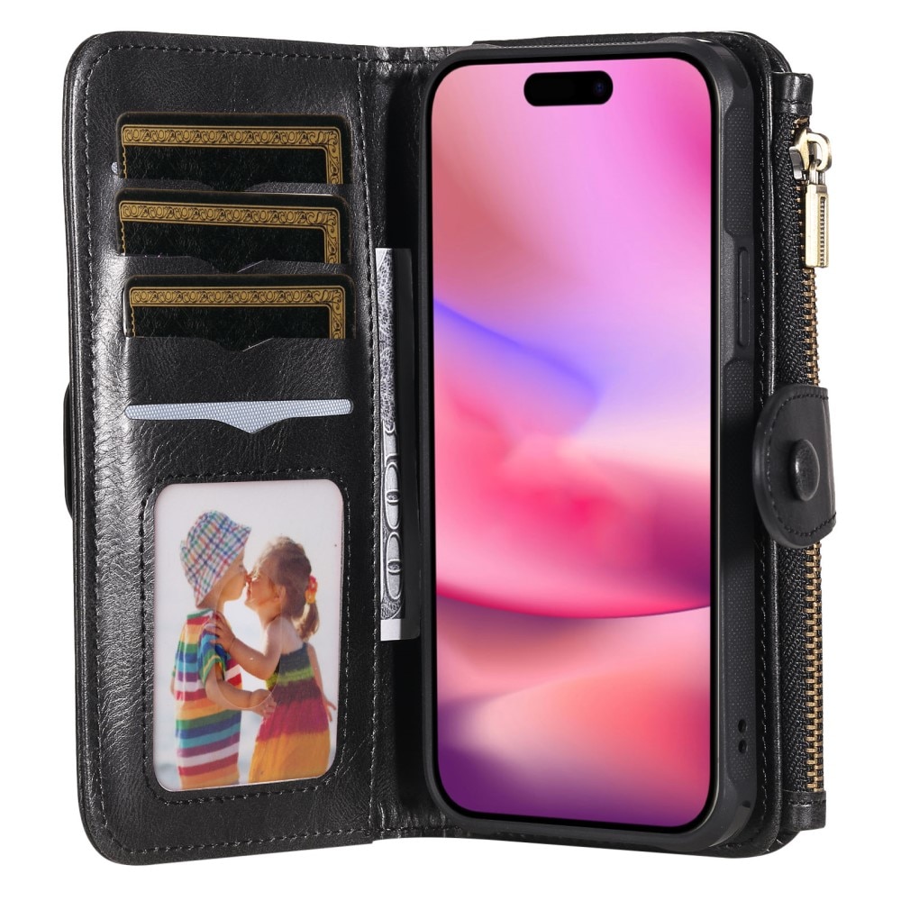 Magnet Leather Multi-Wallet iPhone 16 msuta