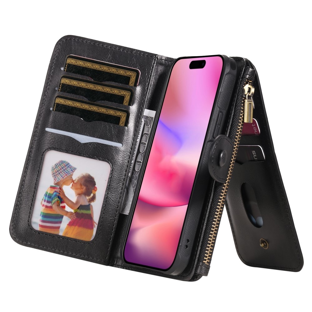 Magnet Leather Multi-Wallet iPhone 16 msuta