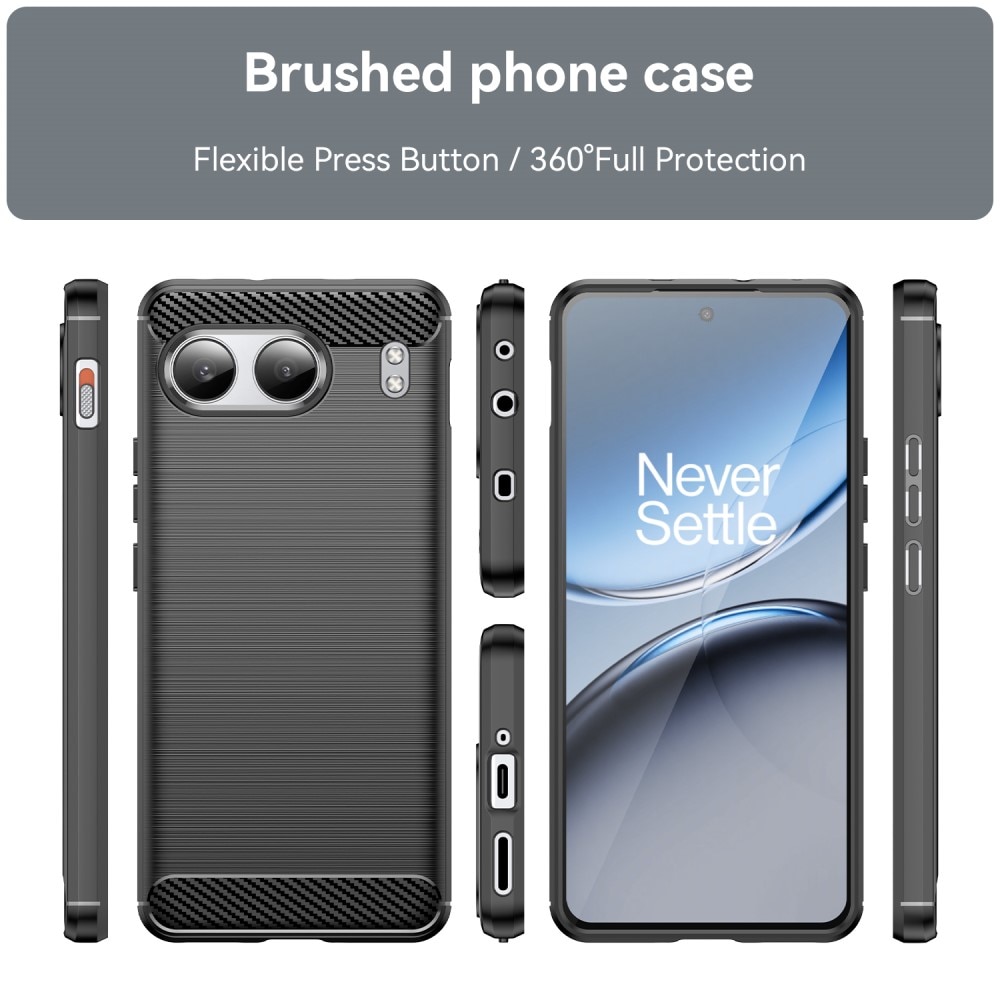 OnePlus Nord 4 Kuori TPU Brushed Black