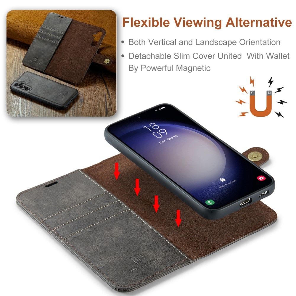 Magnet Wallet Samsung Galaxy A16 Brown