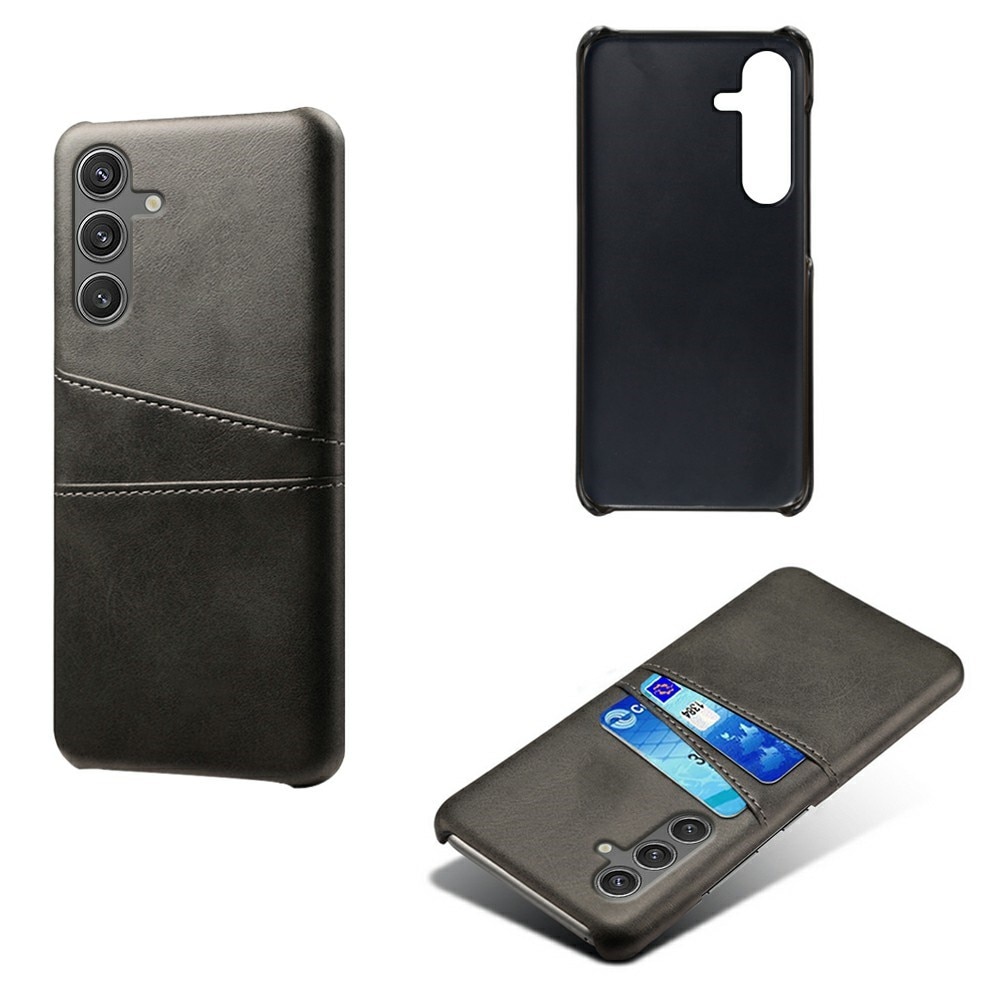 Card Slots Case Samsung Galaxy S25 musta