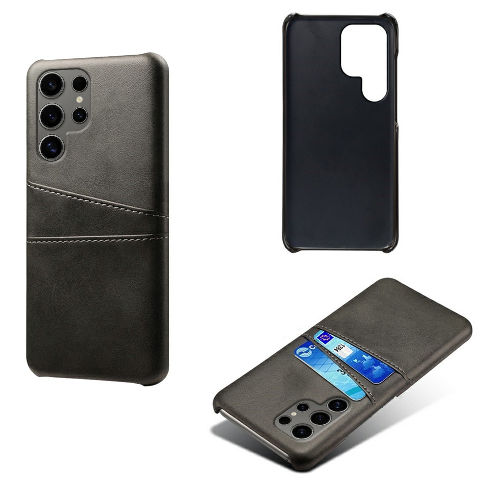 Card Slots Case Samsung Galaxy S25 Ultra Musta