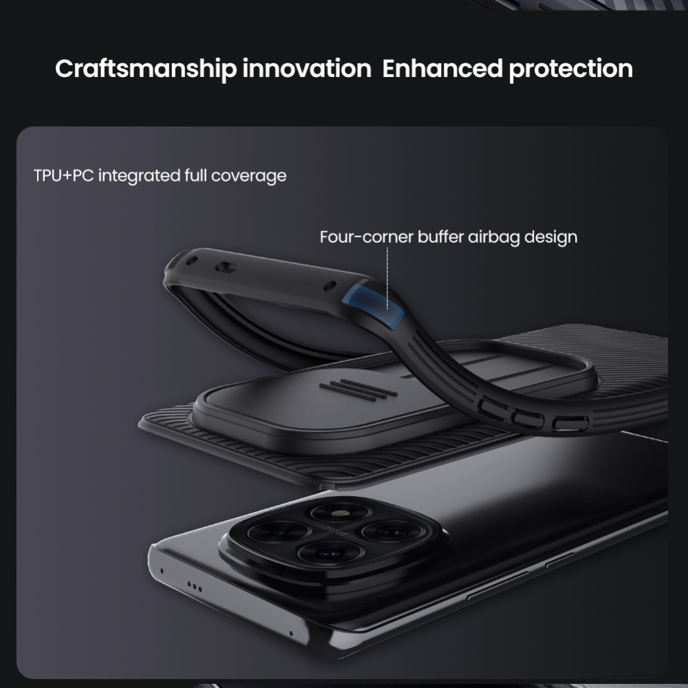 CamShield Kuori Xiaomi Redmi Note 14 Pro musta