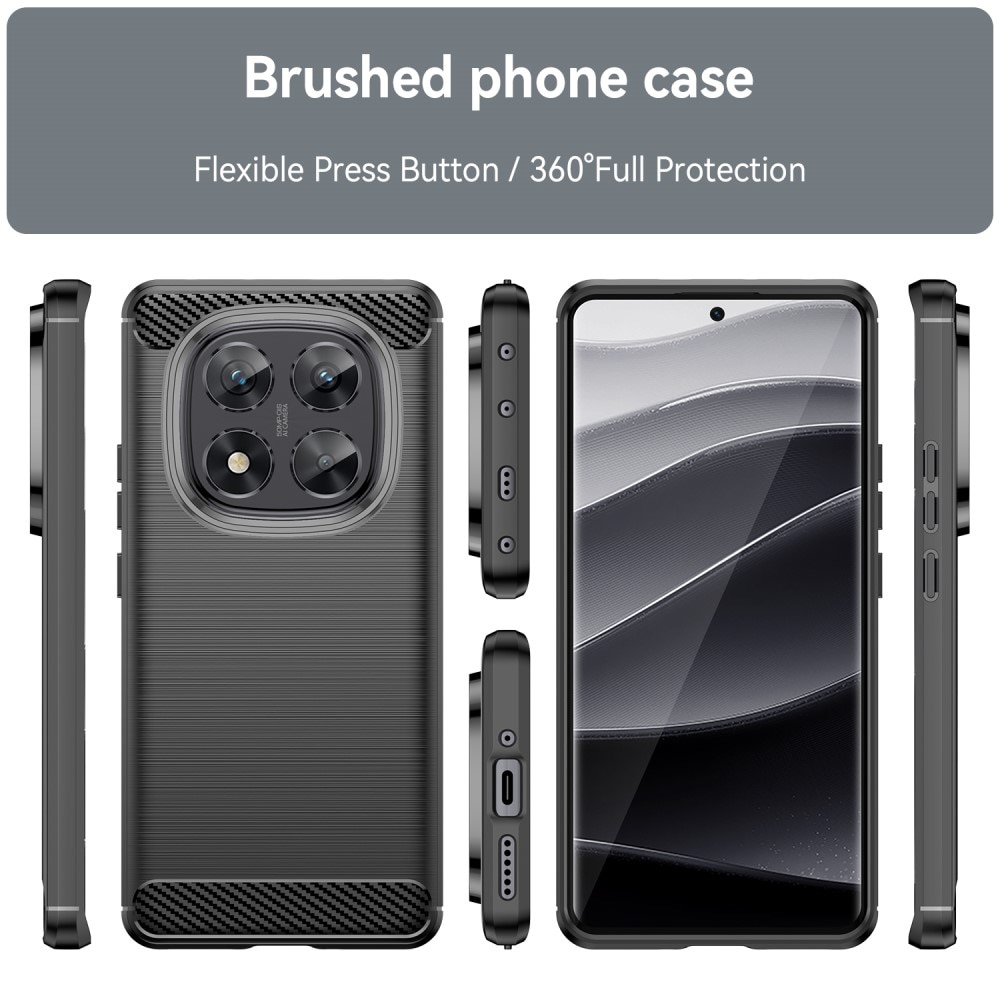 Xiaomi Redmi Note 14 Pro Kuori TPU Brushed Black