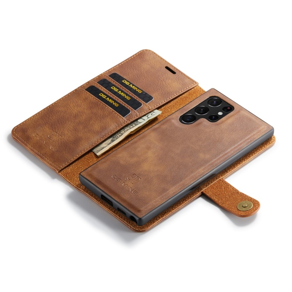 Magnet Wallet Samsung Galaxy S25 Ultra Cognac