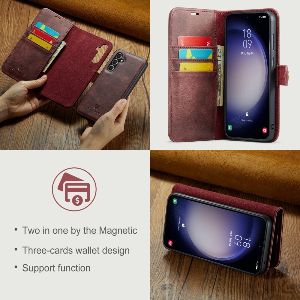 Magnet Wallet Samsung Galaxy S25 Red