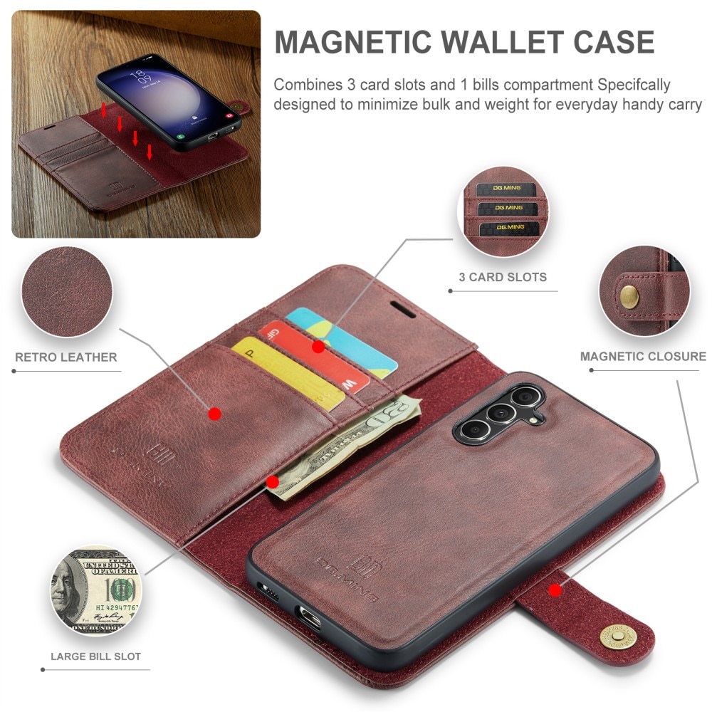 Magnet Wallet Samsung Galaxy S25 Red