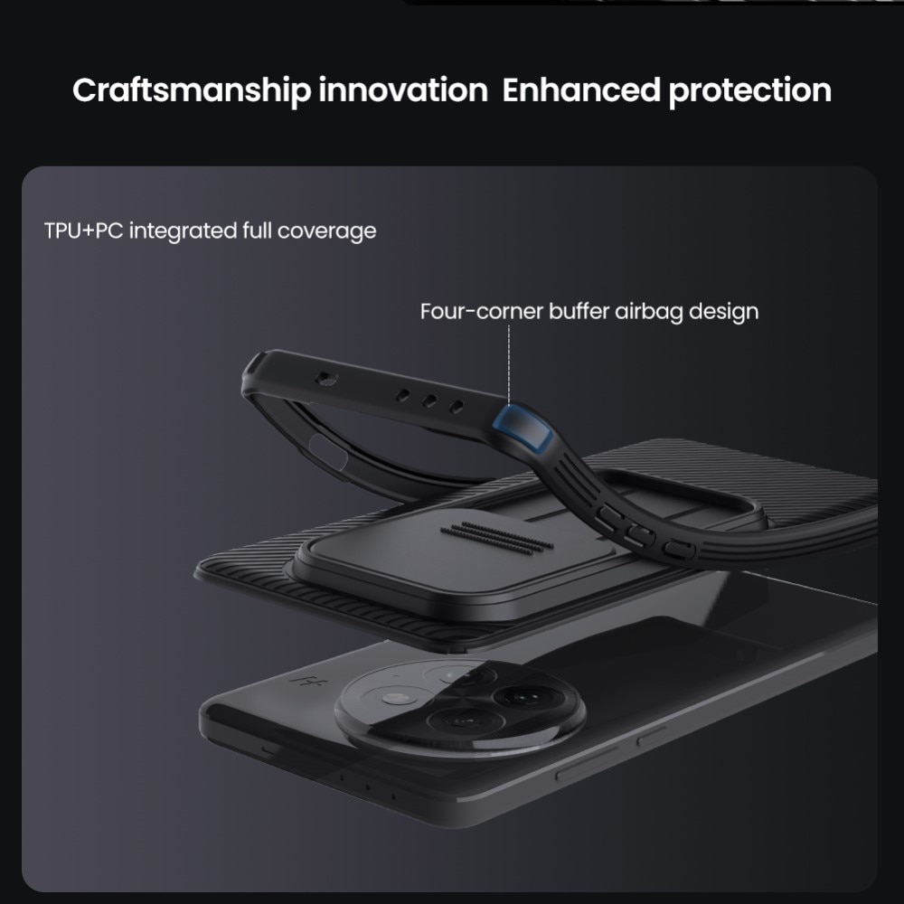 CamShield Kuori  OnePlus 13 musta