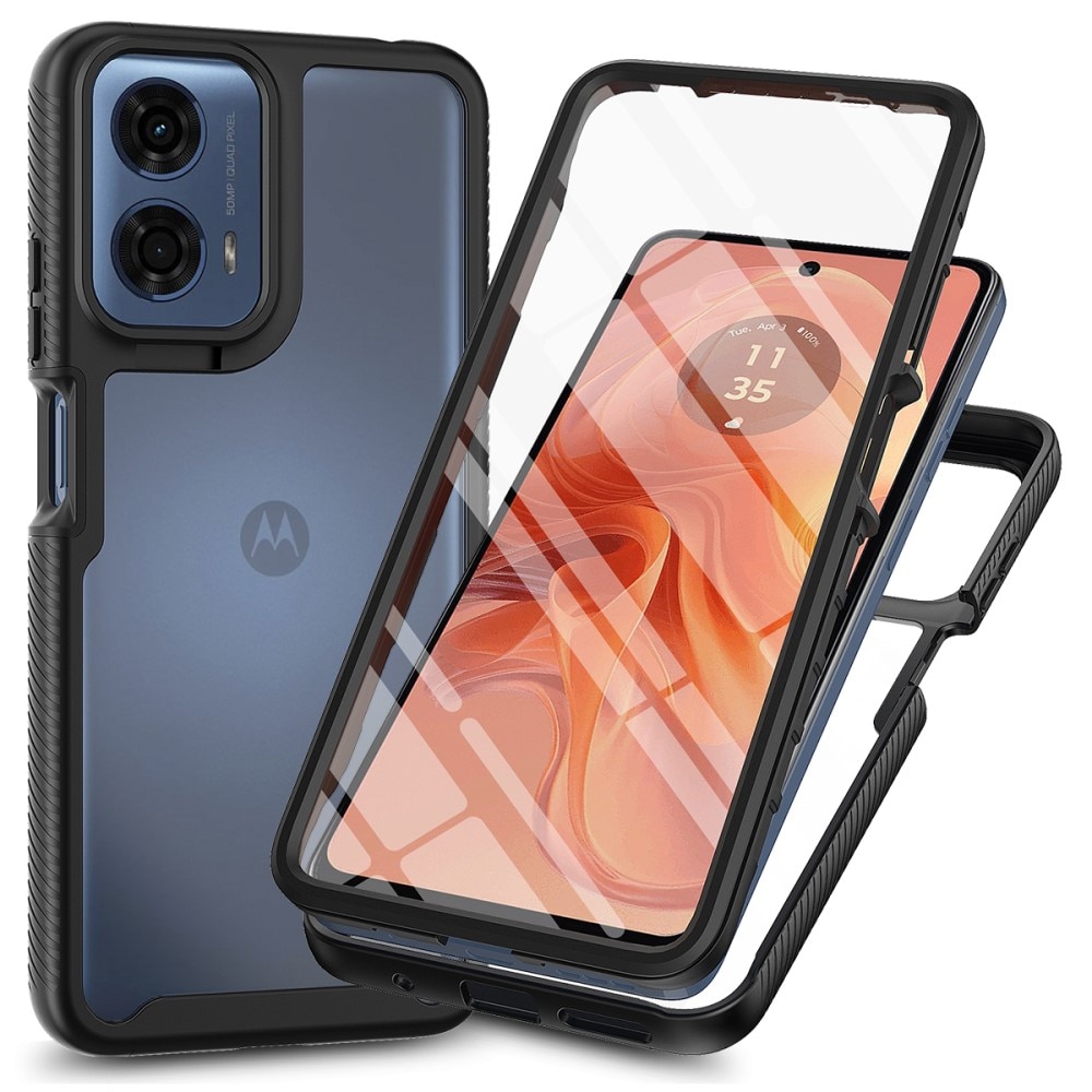 Full Protection Case Motorola Moto G35 Musta