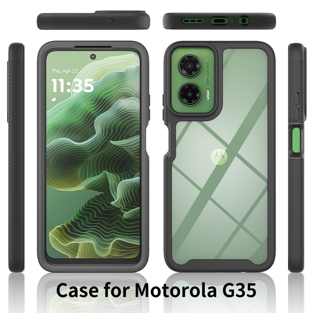 Full Protection Case Motorola Moto G35 musta