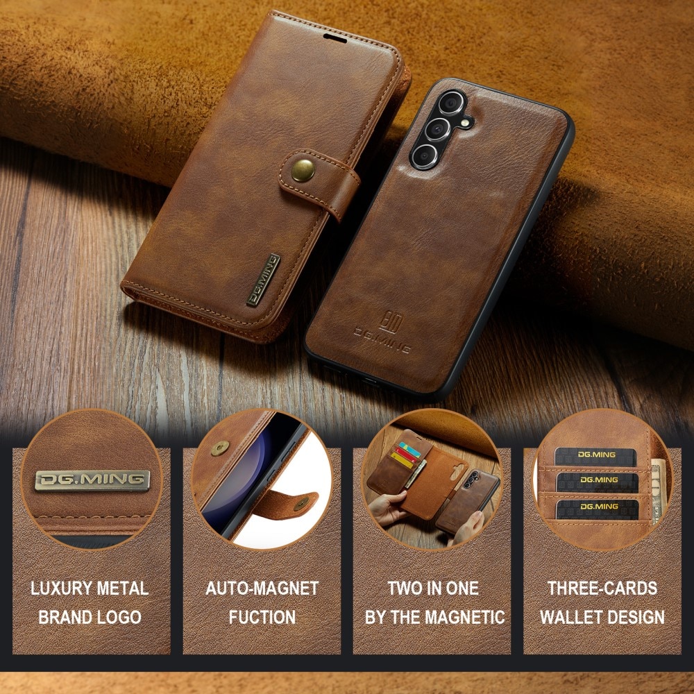 Magnet Wallet Samsung Galaxy A56 Cognac