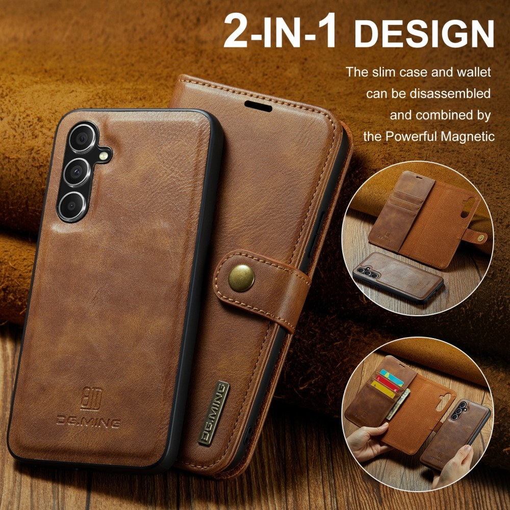 Magnet Wallet Samsung Galaxy A56 Cognac