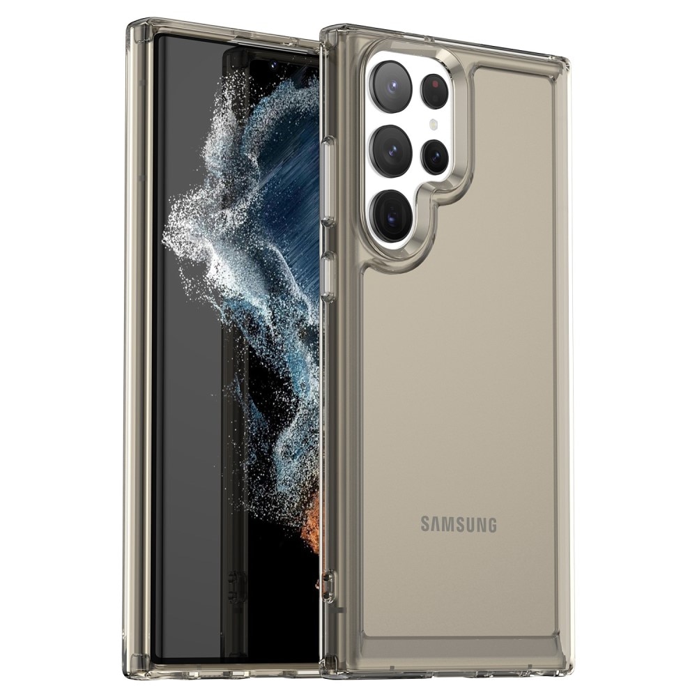 Crystal Hybrid Case Samsung Galaxy S23 Ultra harmaa