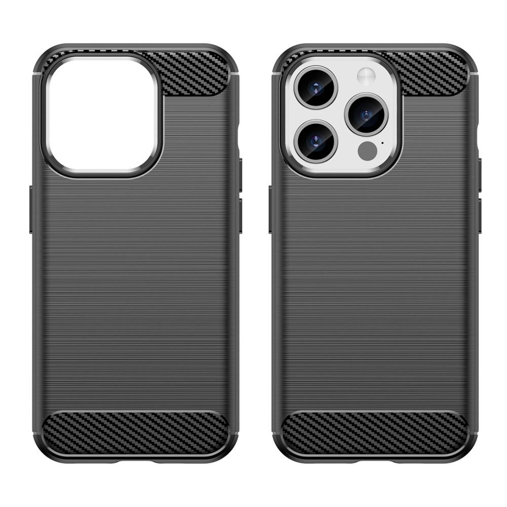 iPhone 15 Pro Kuori TPU Brushed Black