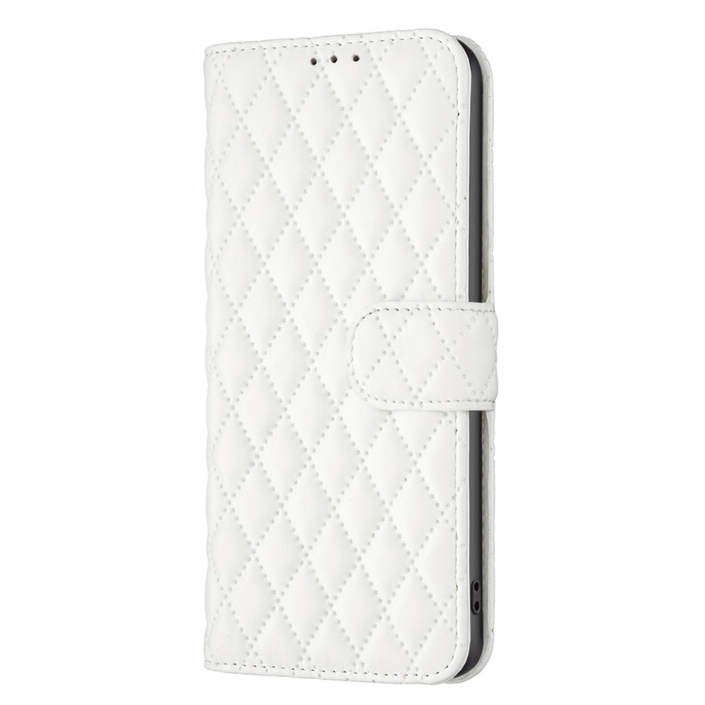 Lompakkokotelot iPhone 15 Quilted valkoinen