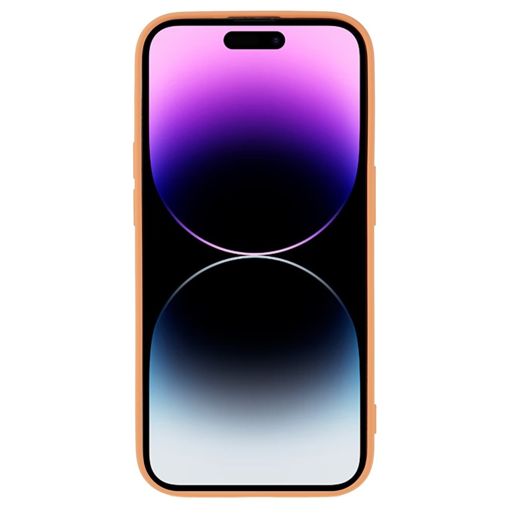 Iskunkestävä Kuori TPU Apple iPhone 15 Pro Max Oranssi