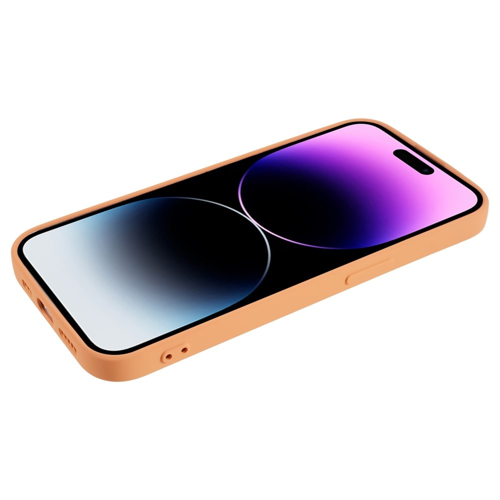 Iskunkestävä Kuori TPU Apple iPhone 15 Pro Max Oranssi