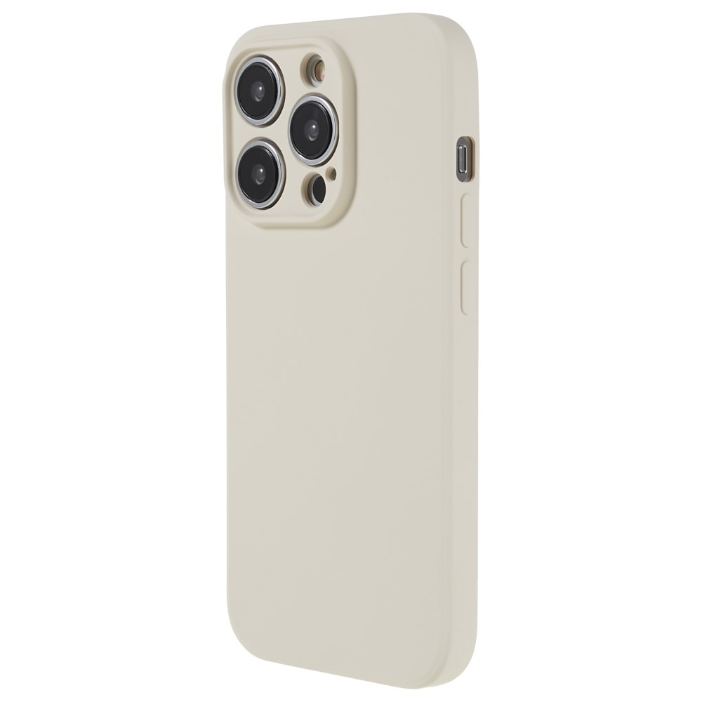 Iskunkestävä Kuori TPU iPhone 15 Pro Beige