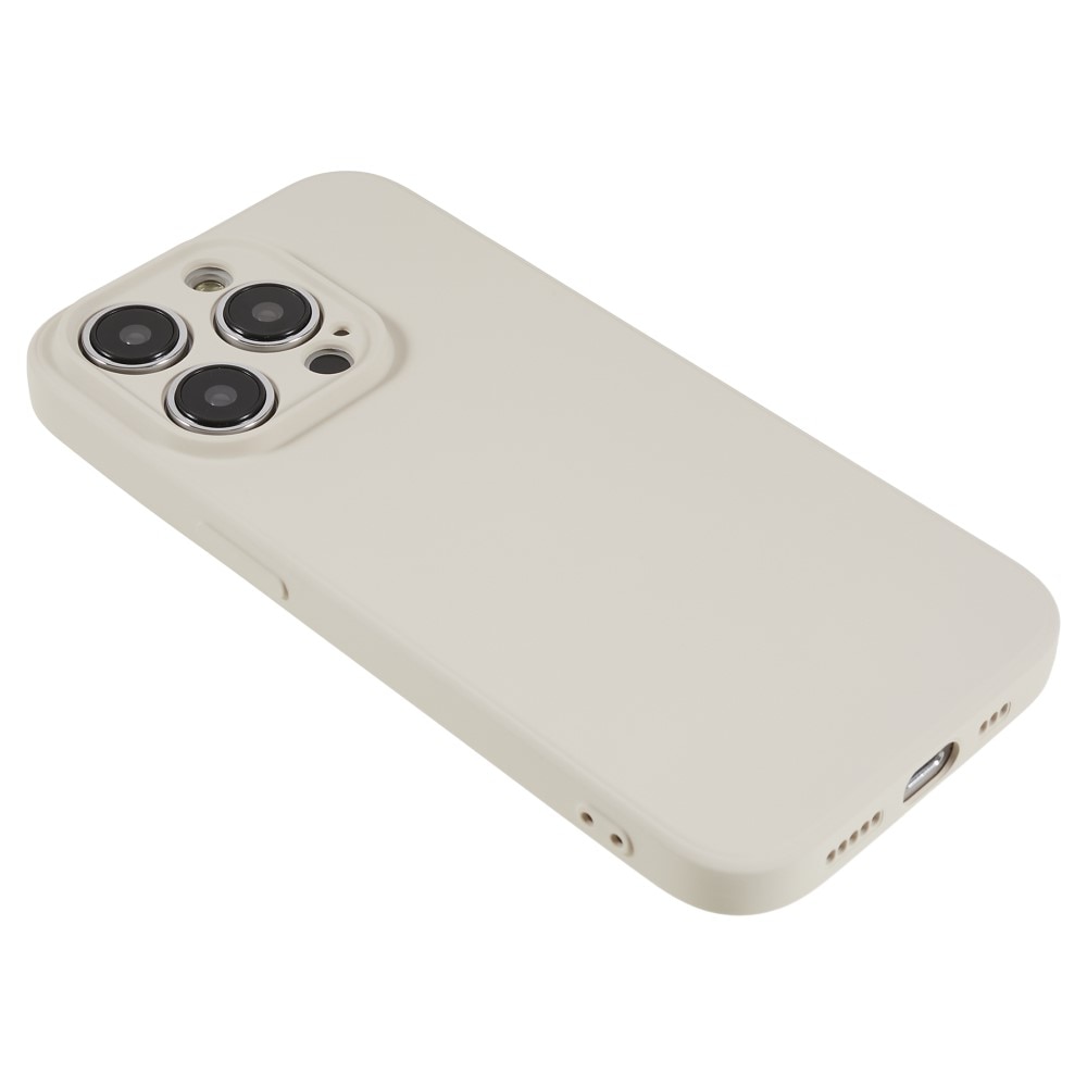 Iskunkestävä Kuori TPU iPhone 15 Pro Beige