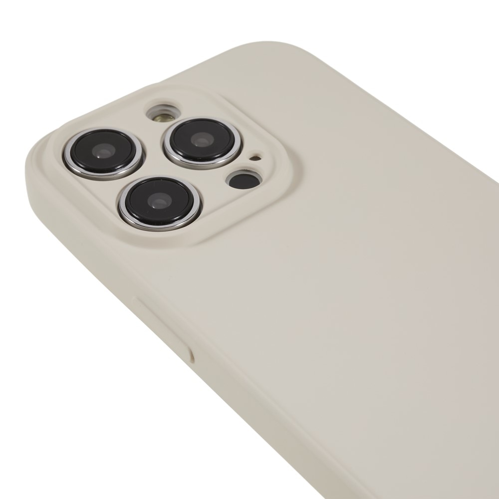 Iskunkestävä Kuori TPU iPhone 15 Pro Beige