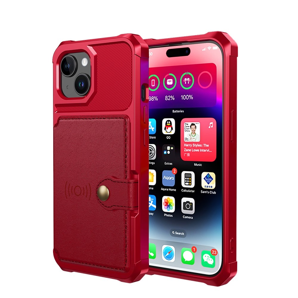 Tough Multi-slot Case iPhone 15 punainen