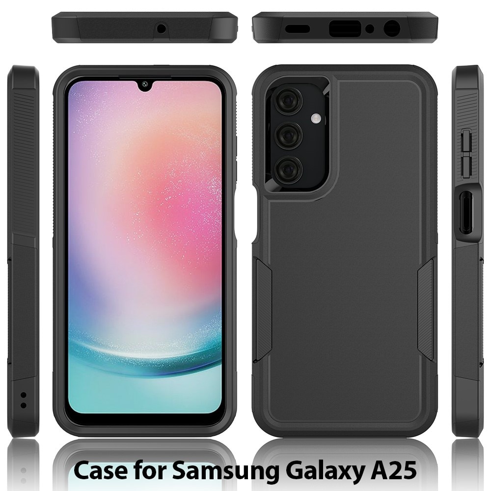 Off-road Hybridikuori Samsung Galaxy A25 musta