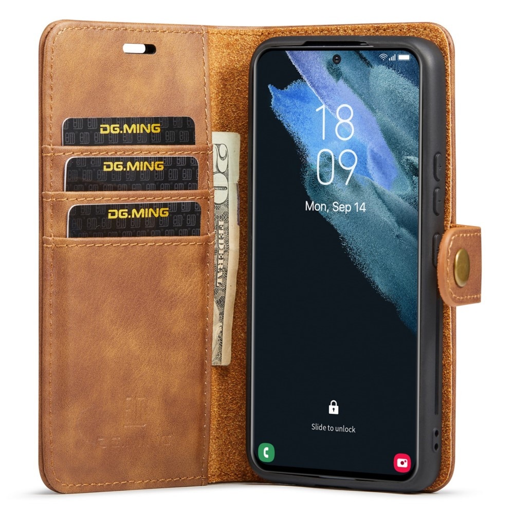 Magnet Wallet Samsung Galaxy S24 Plus Cognac